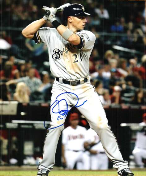 AUTOGRAPHED CODY RANSOM 8X10 photo  Milwaukee Brewers