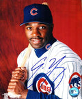 AUTOGRAPHED ERIC YOUNG Chicago Cubs Photo