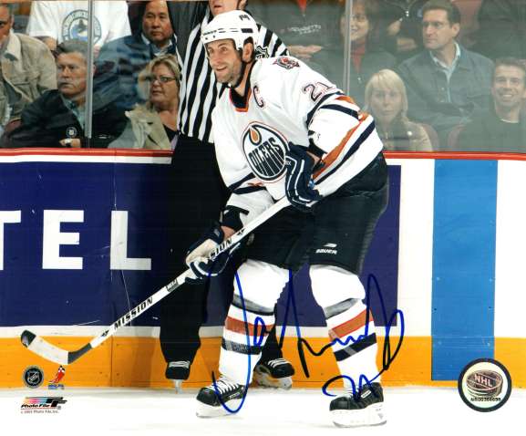 Autographed JASON SMITH EDMONTON OILERS Photo