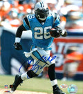 Autographed DESHAUN FOSTER Carolina Panthers 8x10 photo
