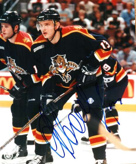 Autographed OLEG KVASHA Florida Panthers Photo