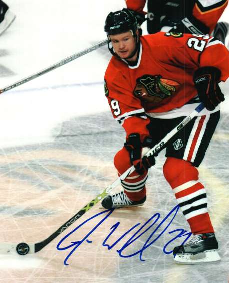Autographed JASON WILLIAMS Photo Chicago  Blackhawks