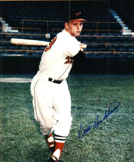 AUTOGRAPHED DAVE NICHOLSON photo  Baltimore Orioles
