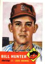 Autographed  BOLLY HUNTER 1953 Topps Archives Card