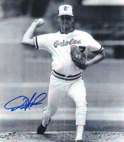 AUTOGRAPHED DICKIE NOLES 8x10 Baltimore Orioles Photo