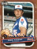 Autographed PHIL NIEKRO 2005 UPPER DECK CLASSICS CARD