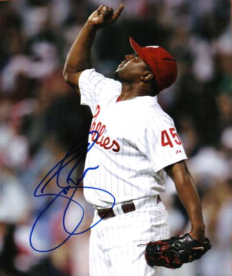 AUTOGRAPHED TOM GORDON 8x10 Philadelphia Phillies Photo