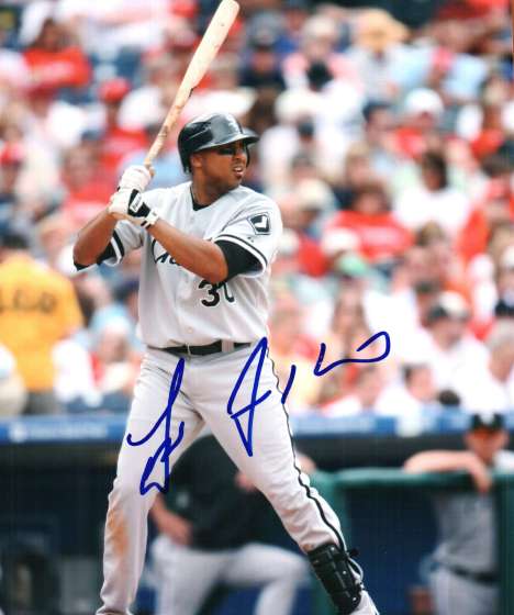 AUTOGRAPHED  photo LUIS TERRERO Chicago White Sox