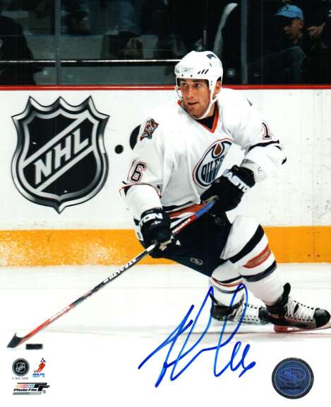 Autographed JARRET STOLL EDMONTON OILERS Photo