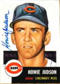 Autographed HOWIE JUDSON 1953 Topps Archives Card