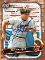 Autographed JIM PALMER 2005 UPPER DECK CLASSICS CARD