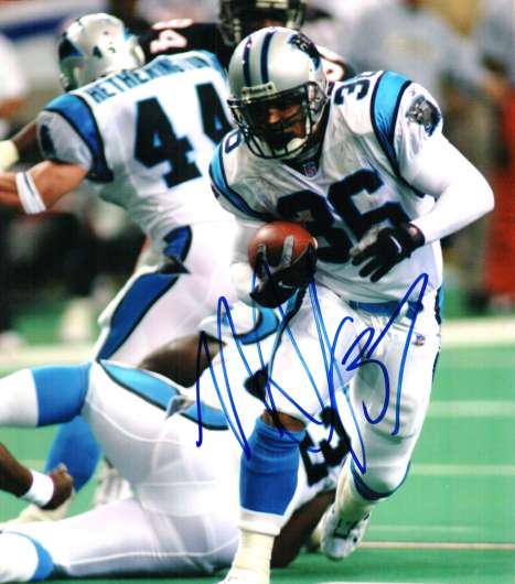 Autographed NICK GOINGS Carolina Panthers 8x10 photo