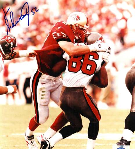 Autographed JIM SCHWANTZ  photo - San Francisco 49'ers