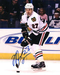 Autographed ANDREI ZYUZIN Photo Chicago  Blackhawks
