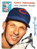 Autographed  HARRY PERKOWSKI 1954 Topps Archive card
