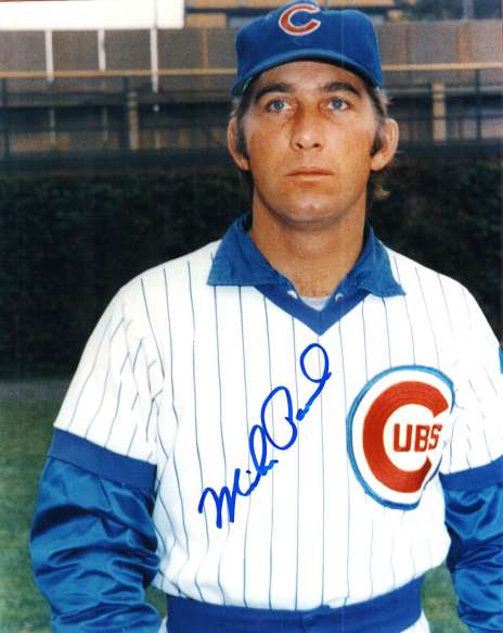 AUTOGRAPHED MIKE PAUL Chicago Cubs Photo
