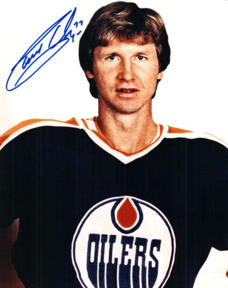Autographed GARRY UNGER 8x10 EDMONTON OILERS Photo