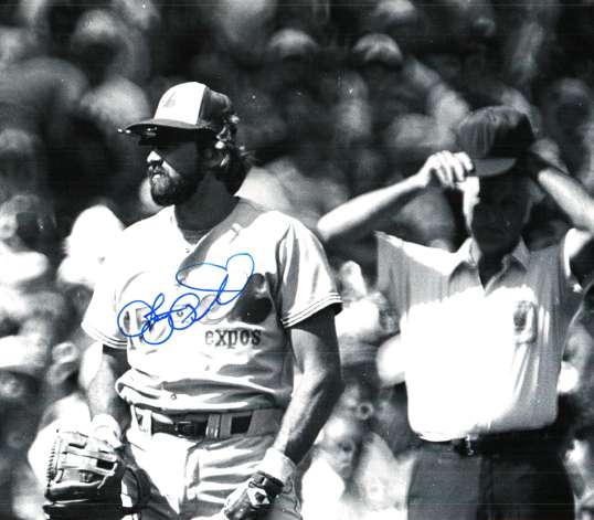AUTOGRAPHED LARRY PARRISH Montreal Expos Photo