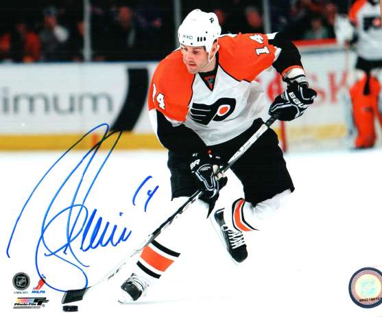 Autographed IAN LAPERRIERE  photo - Philadelphia Flyers
