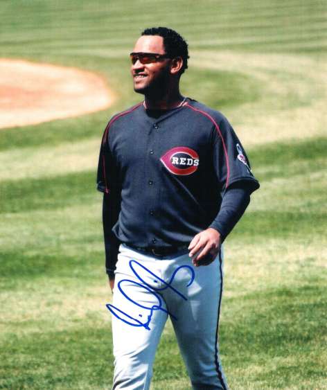 AUTOGRAPHED  photo DANGELO JIMINEZ Cincinnati Reds