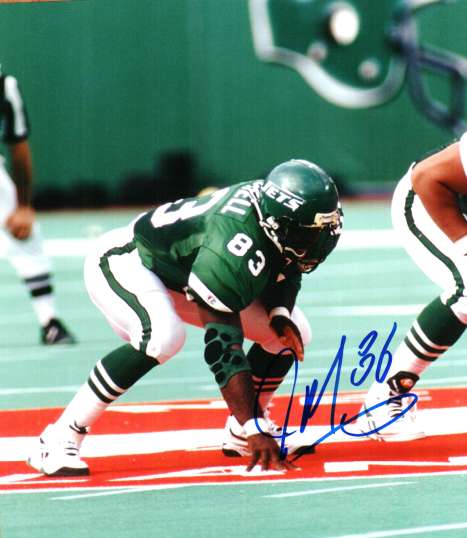 Autographed JOHNNY MITCHELL New York Jets photo
