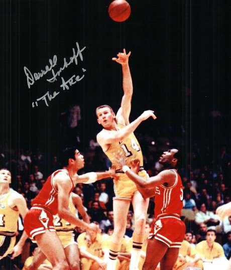Autographed DARRELL IMHOFF Los Angeles Lakers Photo