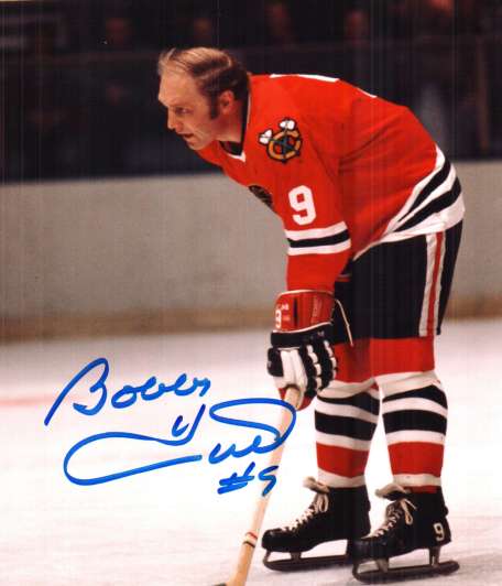 Autographed BOBBY HULL  Photo - Chicago  Blackhawks