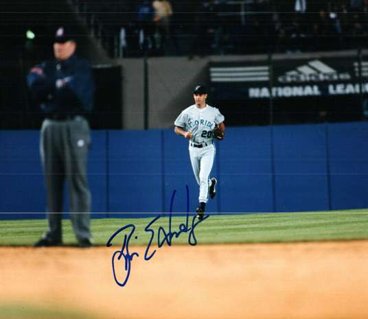 AUTOGRAPHED 8X10 photo BRIAN EDMONDSON Florida Marlins