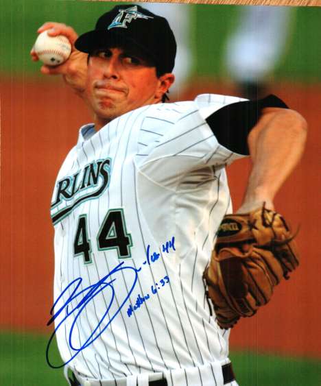 AUTOGRAPHED 8X10 photo BRIAN SANCHES Florida Marlins