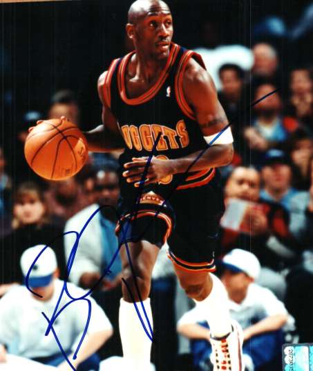 AUTOGRAPHED BOBBY JACKSON photo  Denver Nuggets
