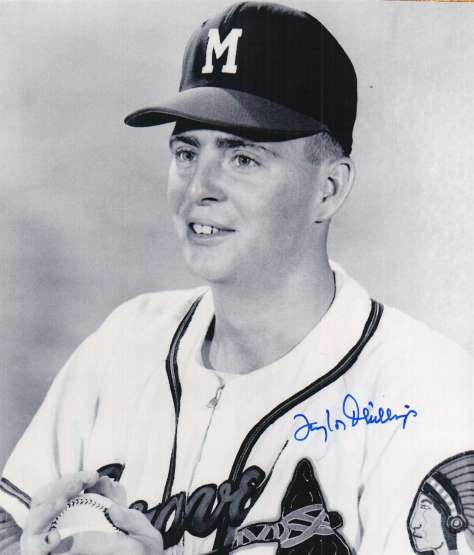 AUTOGRAPHED TAYLOR PHILLIPS MILWAUKEE Braves photo