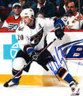 Autographed ROBERT LANG 8x10 Washington Capitals photo.