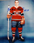 Autographed JEAN GUY TALBOT  Montreal Canadiens Photo