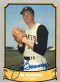 Autographed JIM BUNNING 1988 Pacific Legends Card