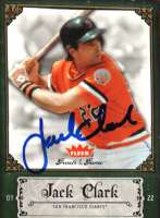 Autographed JACK CLARK 2006 FLEER GREATS of the GAME CARD