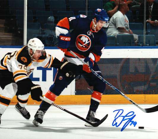 Autographed DAVID WOROFSKY Boston Bruins  Photo