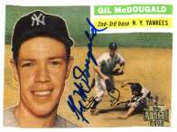 GIL MCDOUGALD Autographed 2002 Topps Archive Card