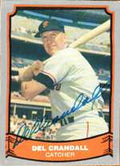 Autographed DEL CRANDALL 1988 Pacific Legends Card