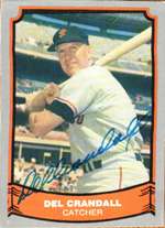 Autographed DEL CRANDALL 1988 Pacific Legends Card