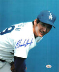 AUTOGRAPHED CHARLIE HOUGH Los Angeles Dodgers photo