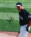AUTOGRAPHED GABE KAPLER 8X10 Colorado Rockies Photo
