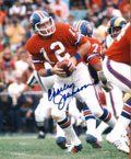 Autographed CHARLEY JOHNSON Denver Broncos Photo