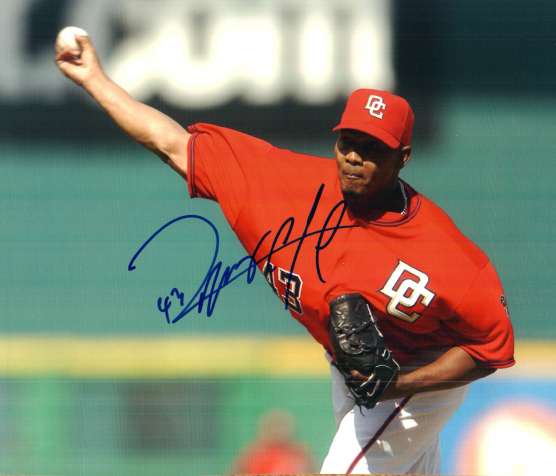 Autographed JESUS COLOME Washington Nationals Photo
