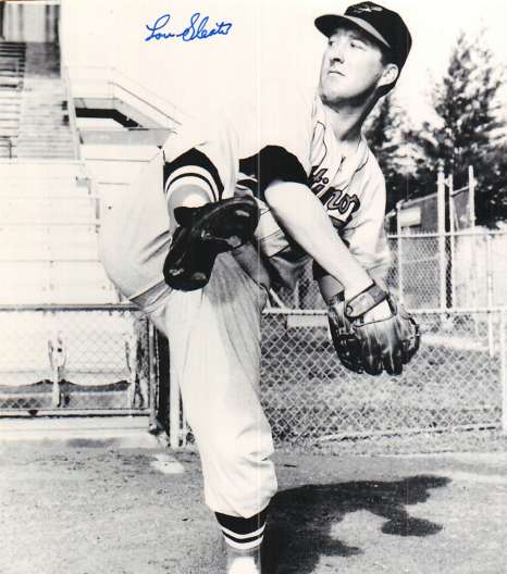 AUTOGRAPHED LOU SLEATER photo  Baltimore Orioles