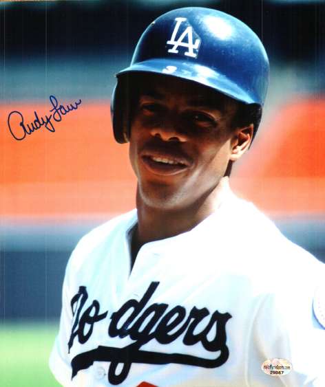 AUTOGRAPHED RUDY LAW 8x10 Los Angeles Dodgers photo