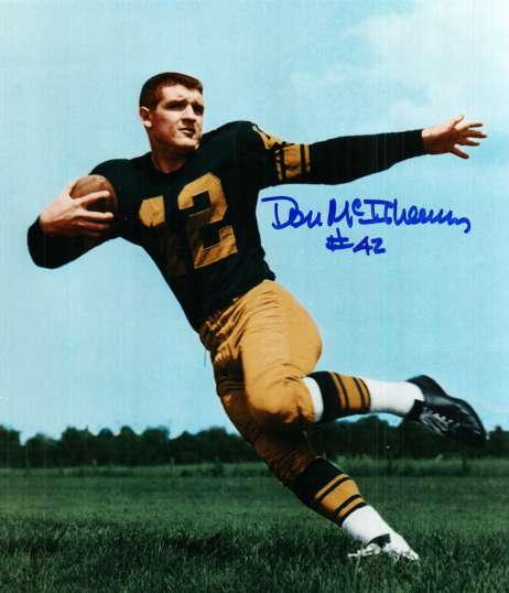 Autographed  DON MCILHENNEY8X10 Green Bay Packers Photo