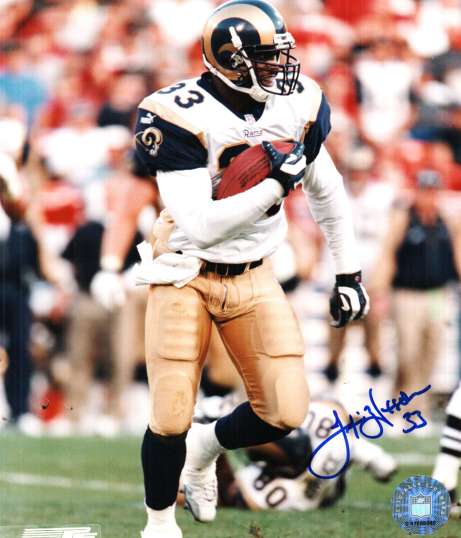 AUTOGRAPHED JUSTIN WATSON 8x10 St Louis Rams Photo