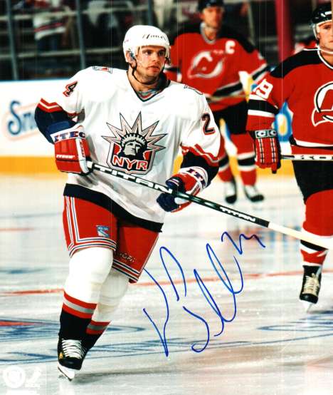 Autographed NIKLAS SUNDSTROM New York Rangers Photo