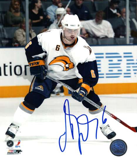 Autographed JAROSLAV SPACEK Buffalo Sabres Photo