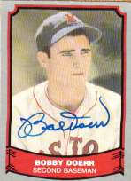 Signed BOB DOERR Pacific Legends Card